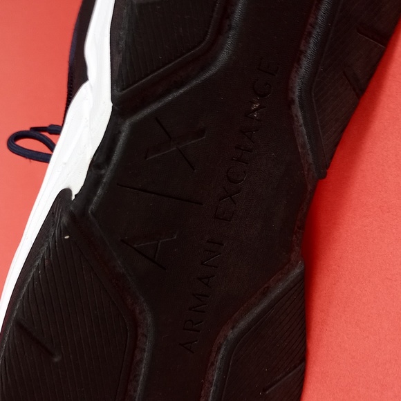 Armani Exchange AXUX02 Blue Athletic Shoes - Picture 14 of 15